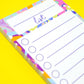 Bold Botanicals List Pads - List Note Pads with 50 Tear Away Pages - To Do List Pads Available In 3 Designs