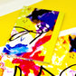 A5 Hardback Notebook - Vivid Colourful Contemporary Original Design - 160 Lined Pages