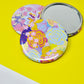 Bold Botanical's Wild Collection - 58mm Pocket Mirrors - Beauty Compact in 3 Floral Designs