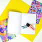 Bold Botanical - Wild Collection - 48 Paged A5 Lined Notebooks -all 3  Floral Designs - Notebook Bundle