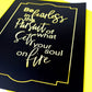 Gold foil Heavyweight Art Print - Wall Hanging Foiled Lettering - Limited Edition Motivation Quote Wall Art