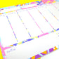Bold Botanical's Weekly Planners - Desk Planner Note Pads with 50 Tear Away Pages - A4 Desk Pads Available In 3 Designs