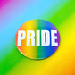 Rainbow Pocket Mirrors - PRIDE LGBTQIA+ Love Is Love Hand Held Mirror - Large Beauty Compact
