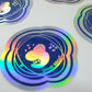 Shine Bright // Rainbow Holographic Sticker