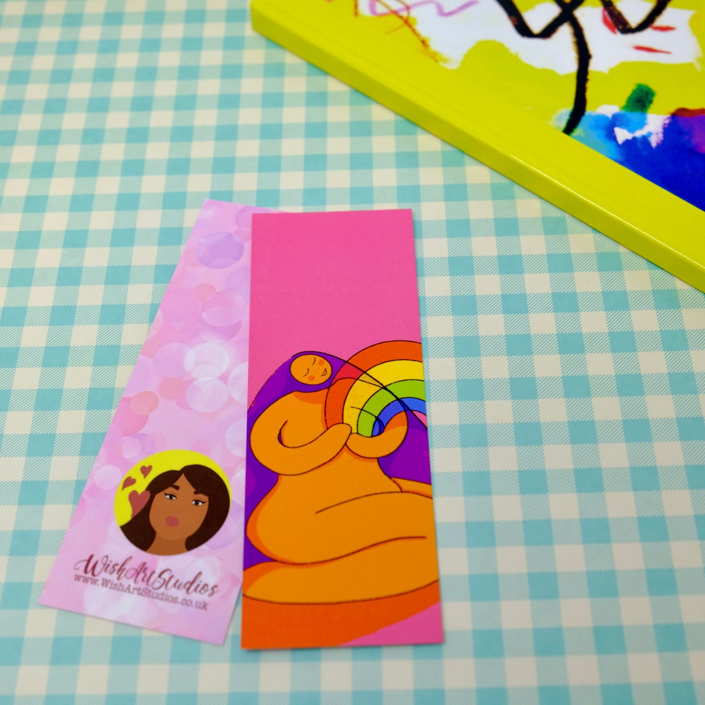 Positive Self Love Rainbow Bookmark - LGBTQ+ Pride Bookmark - LGBTQIA Ally Book Lovers Bookmark