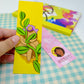 Floral Goddess Velvet Bookmarks