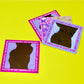 Self Love Nude Square Postcard Set - Body Positive Art Print Bundle - Colourful Affirmation Promoting Positive Self Image