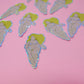 Nude Blonde Beauty Holographic Glitter Sticker - Self Love Glitter Effect Vinyl Sticker - Body Positive Shiny Sticker